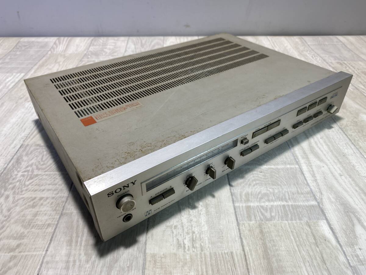 【☆】SONY ソニーステレオアンプ INTEGRATED STEREO TA-F55【未確認/現状品】（PN6A-112）