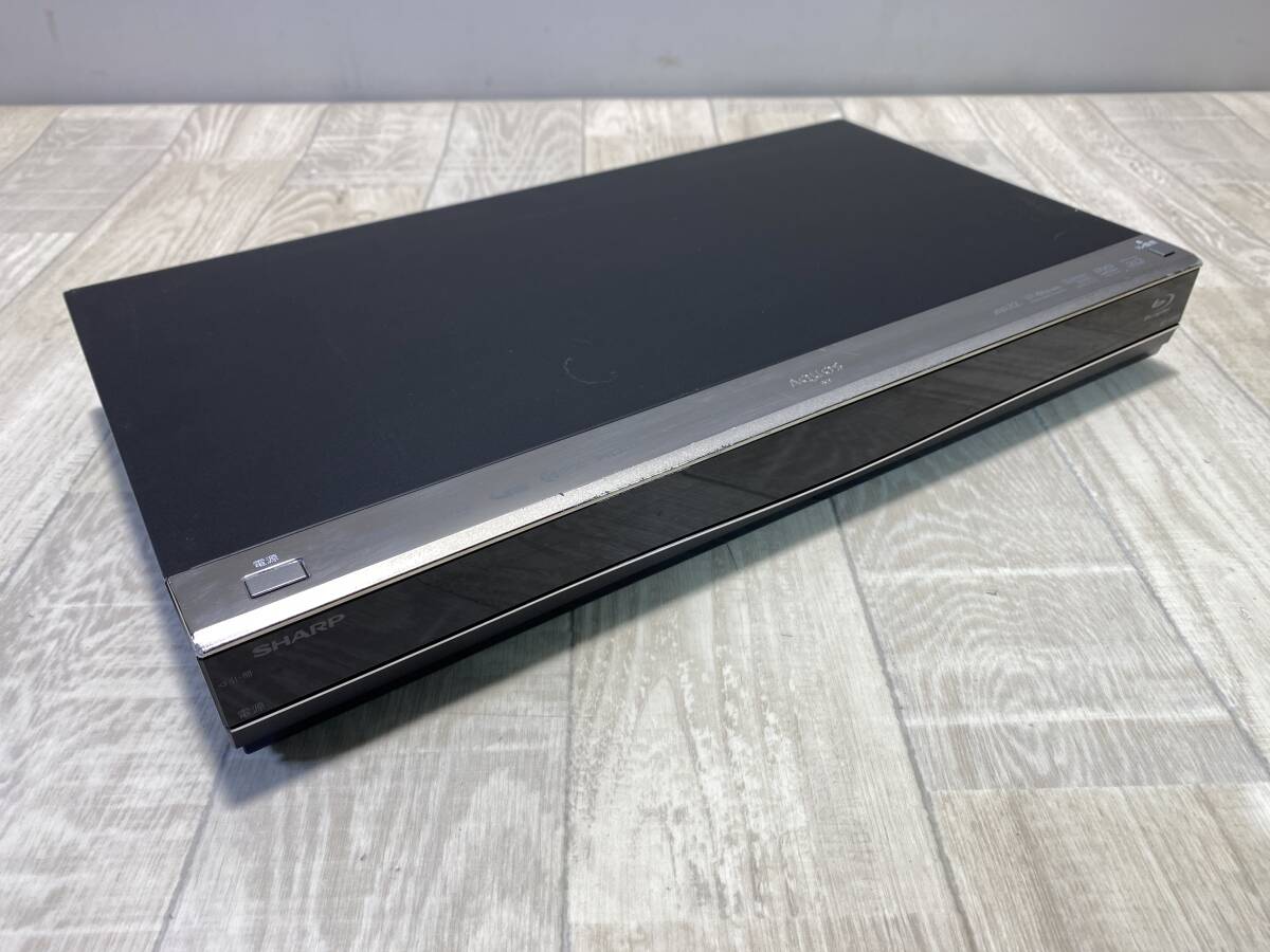 【☆】SHARPーレイディスク レコーダー BD HDD AQUOS　BD-W560 【通電確認済/現状品】（PN6A-116）