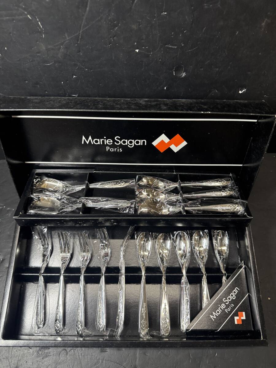 ★コレクター必見 未使用品 マリーサガン スナック15本 カトラリーセット スプーン フォーク キッチン 雑貨 現状品 Au185