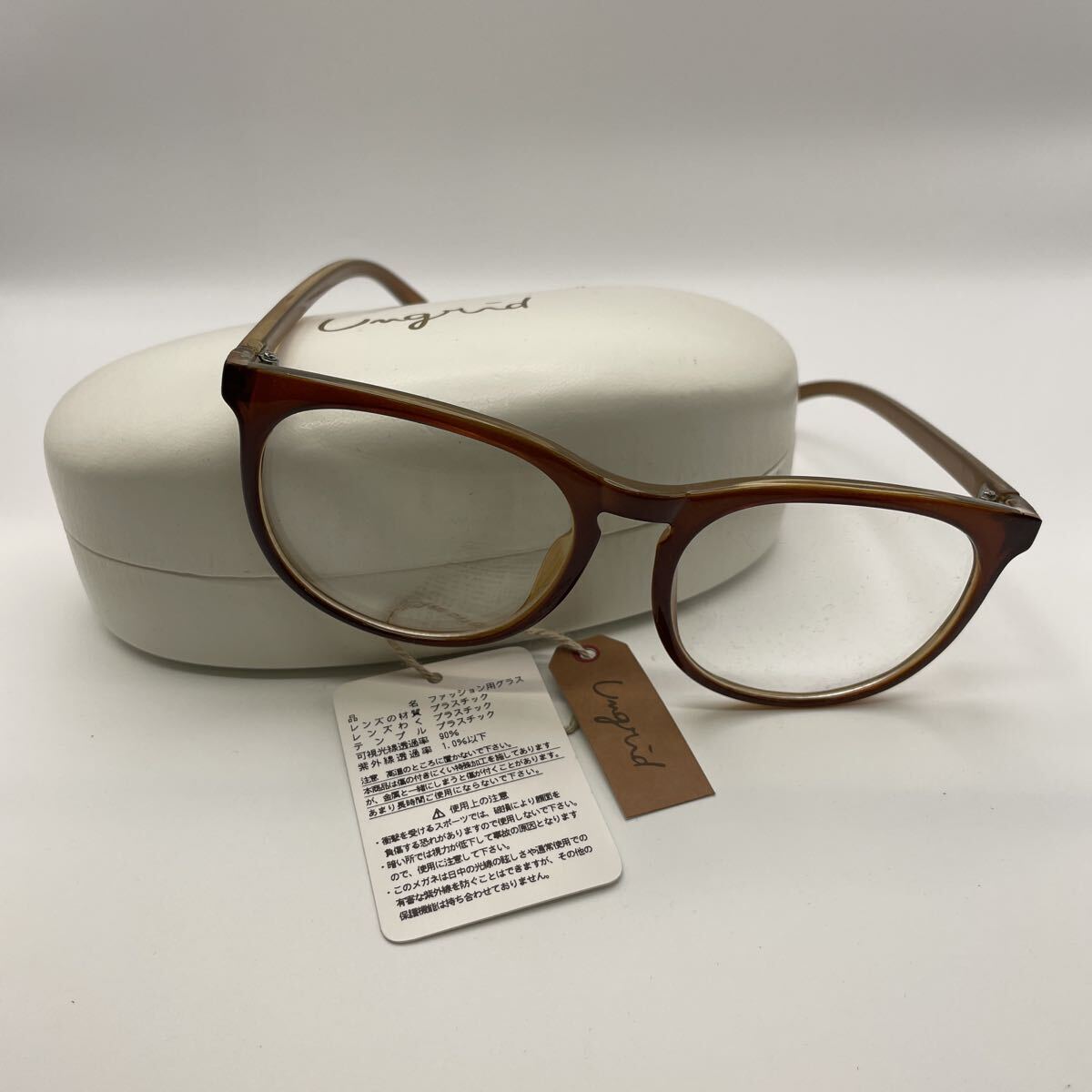 Ungrid 眼鏡①【中古品】ケース付