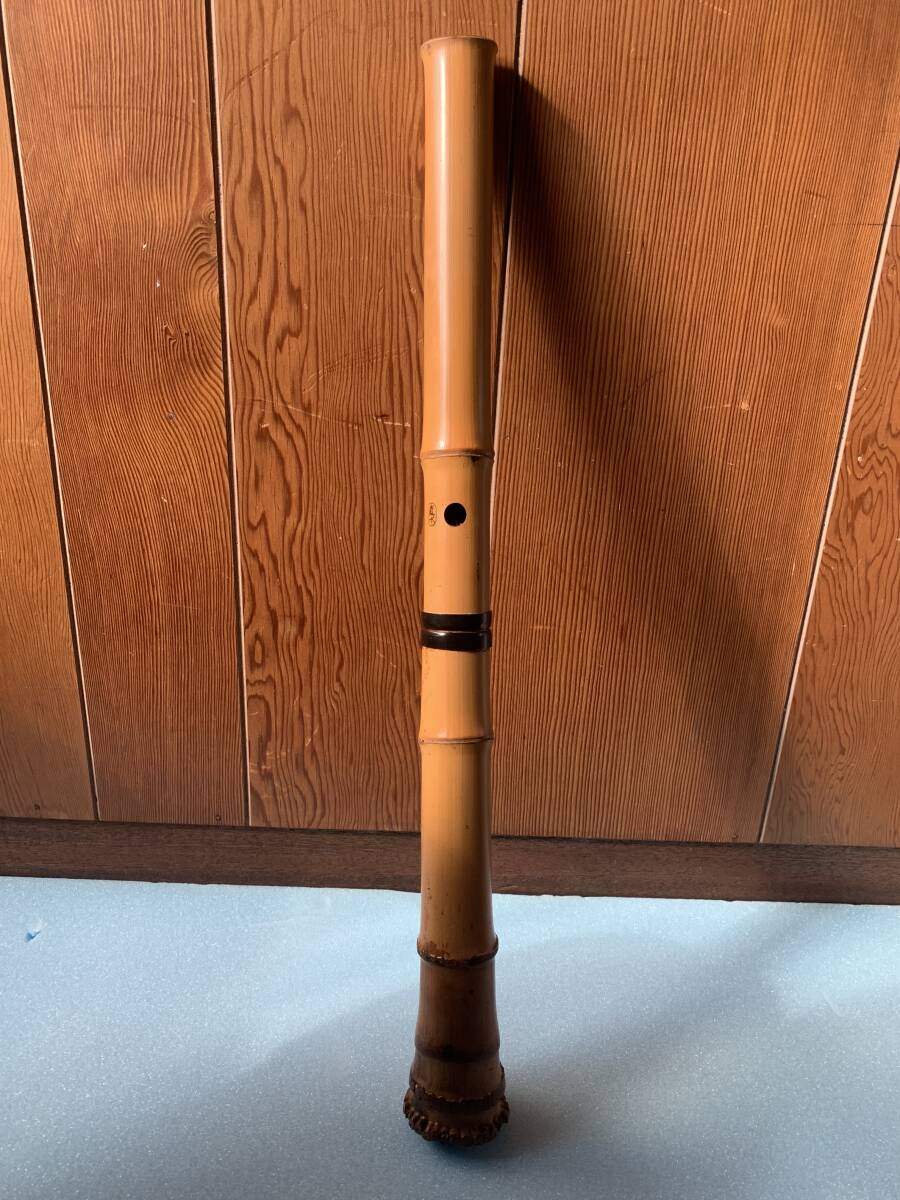 【直水】尺八／1尺七寸(約54cm) 外観よし