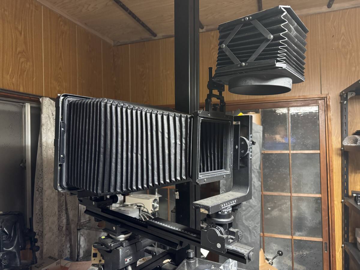 HORSEMAN ホースマン 8x10 大判ビューカメラシステム フード付き L810 810 エイトバイテン 8×10 ケース付き