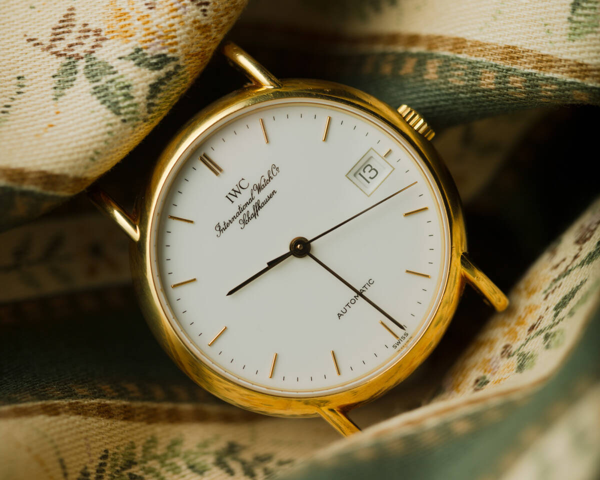 IWC Portofino 351301 18YGケース Ref.3513 自動巻き 付属バンド未着用 イエローゴールド ポートフィノ