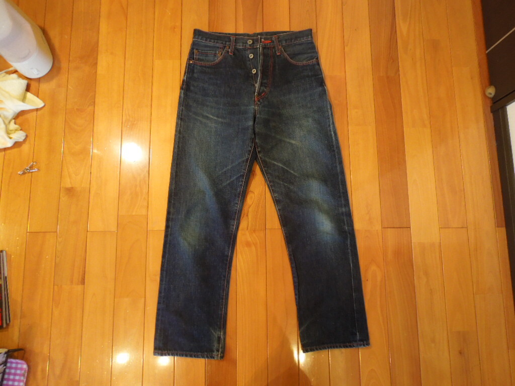 WORKERS ワーカーズ　岡山デニム　セルビッチ　ボタンフライ　チェーンステッチ　W28インチ