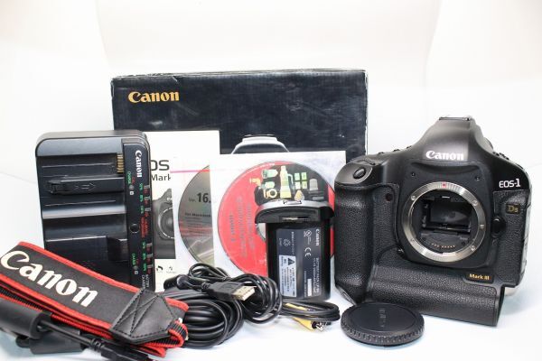 ■美品/元箱付き/シャッター回数7,393枚■キヤノン CANON EOS-1Ds Mark III ボディ マーク3 デジタル一眼レフ Body キャノン#Z6355