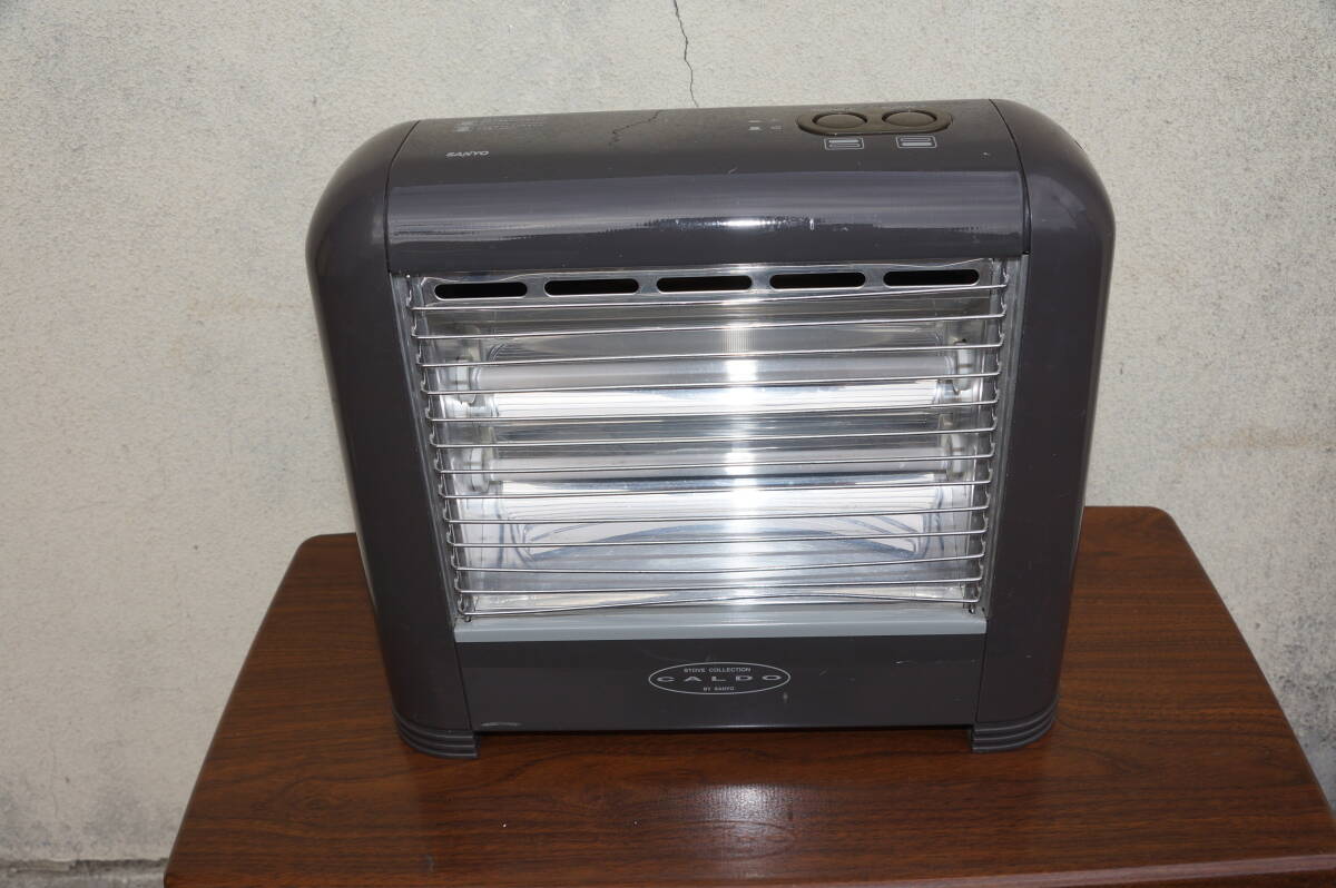 電気ストーブ　SANYO　R-D180S　小型・軽量・強力８００W　転倒時自動電源OFF機能付き