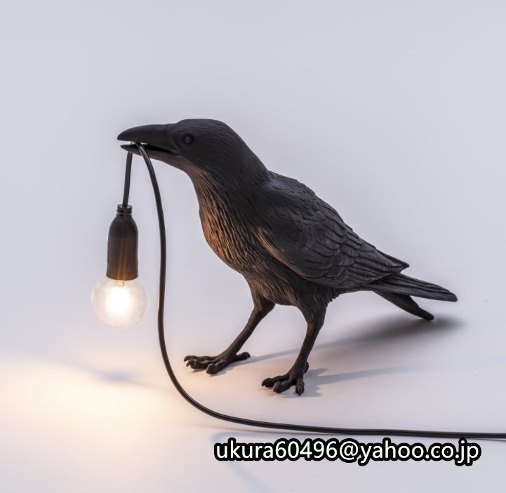 バード 鳥 カラス ランプ イタリアン リビング デスクランプ ウォールライト アニマル バードランプ モダン アート おしゃれ B