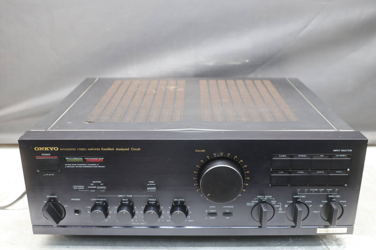 ST62# 動作品 ONKYO Integra オンキョー インテグラ A-817XX プリメインアンプ