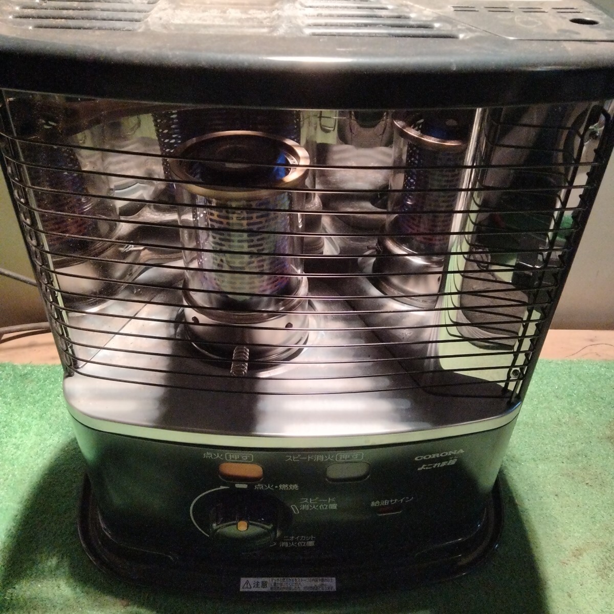 ② コロナ　CORONA　2022年製 石油ストーブ RX-2222Y 点火燃焼可 中古品