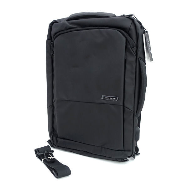 ★ MARK RYDEN ビジネスリュック 3WAY 撥水加工 ブラック タグ付き MR9533-00 (0220546648)