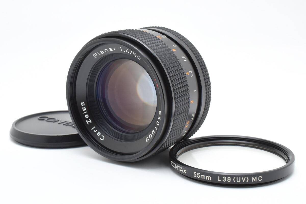 【美品】CONTAX Planar 50mm F1.4 AEJ コンタックス #3298