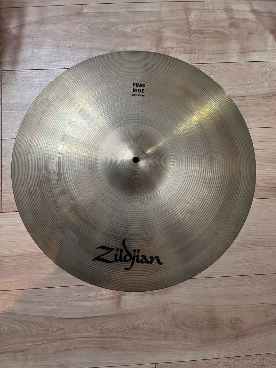 ジルジャン　Aジルジャン　ピングライド　PINGRIDE シンバル20インチ　90年代？