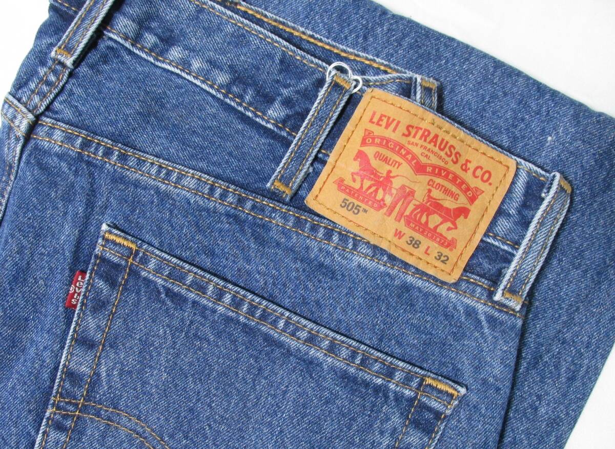 《美品》Levi's　リーバイス　505　デニムパンツ　W38　※ホームクリーニング済み　K