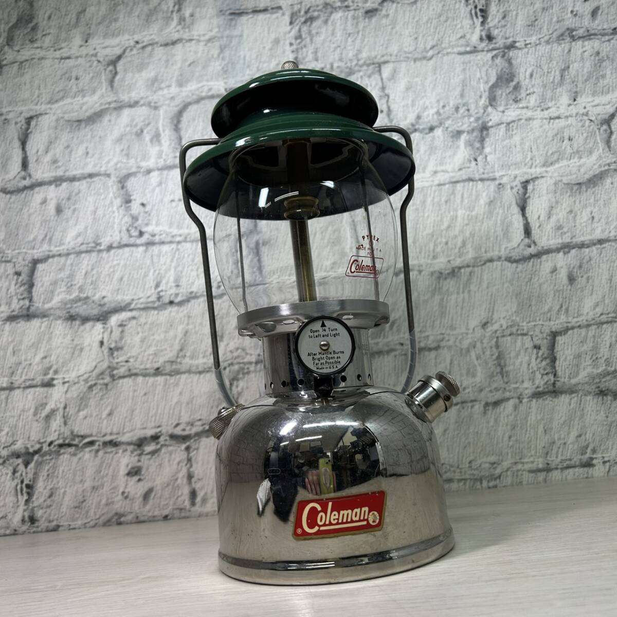 ★【YH-4723】保管品 Coleman 202 professional Lantern コールマン 202プロフェッショナル ランタン 1963年10月製造 中古 極上 美品 
