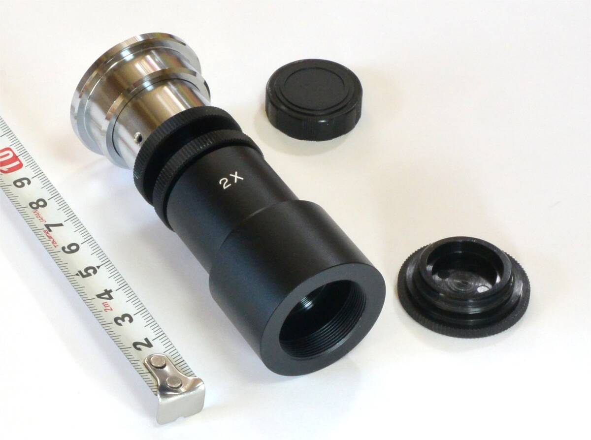 協和光学/KYOWA　2ｘCマウントTVアダプターレンズ　CA-20A　倍率2x　2/3”　Cマウント　　リアコンバーターレンズ　（送料440円～）