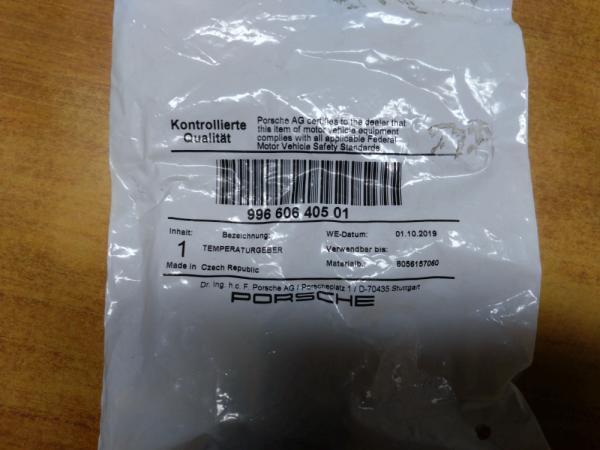 ●PORSCHE911 996 水温センサー 99660640501 純正 新品 ボクスター ポルシェ911