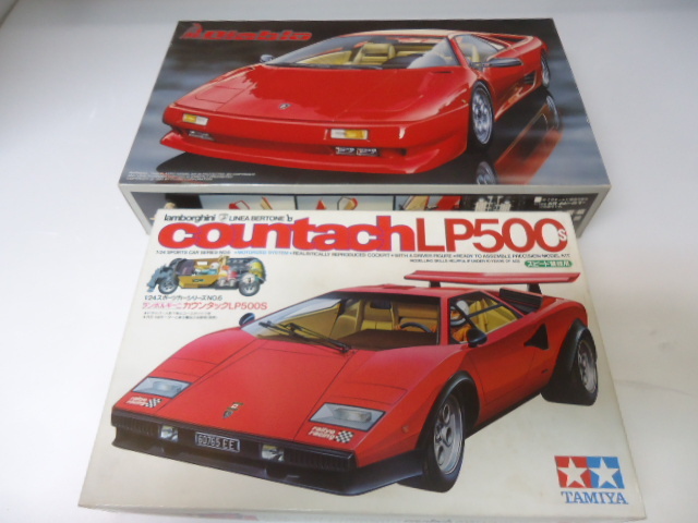 タミヤ 1/24 ランボルギーニカウンタックLP500 ★ FUJIMI フジミ 1/24 ランボルギーニ ディアブロ プラモデル 未組立 セット