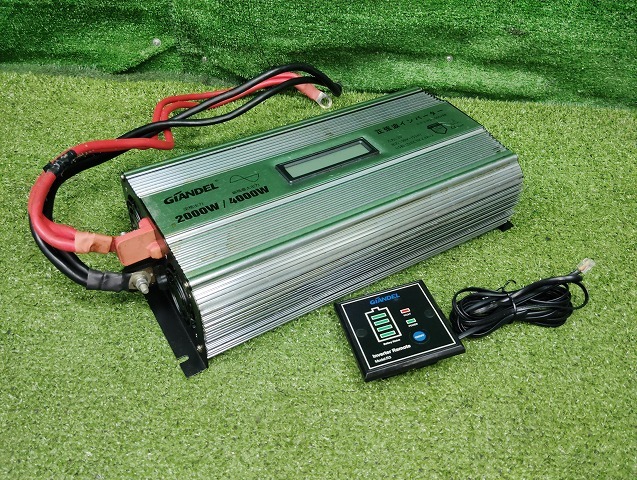 特価SALE DCACインバーター・正弦波インバーター GIANDEL PS-2000PBR・即発送