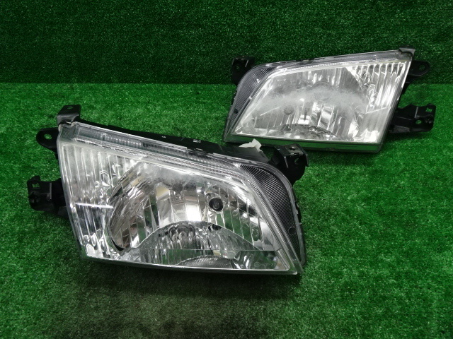 特価SALE マツダ デミオ LX-G・DW3W H１２年式・ヘッドライト・左右セット・STANLEY P1001 ハロゲン ヘッドランプ 即発送