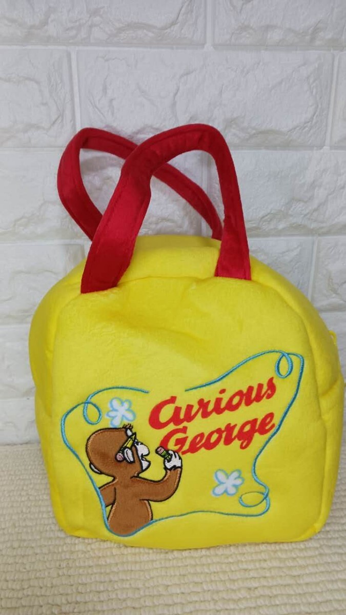 おさるのジョージ ☆アップリケバッグVer.3　新品
