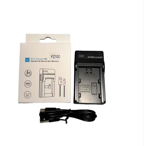 送料無料 ソニー Sony NP-FZ100 α6600 α1 α7C α7 α7S α7R α9 互換 USB 充電器i