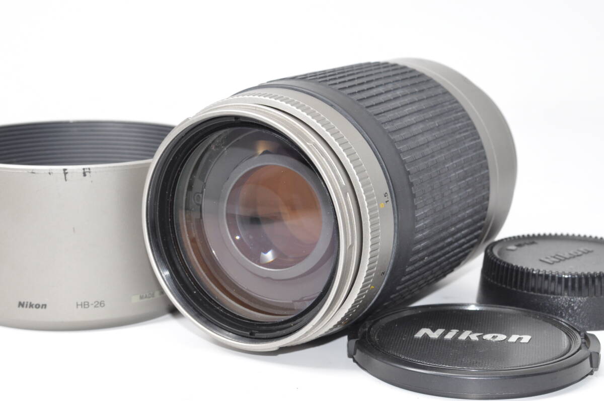 並品 ニコン Nikon AF NIKKOR 75-300mm F4-5.6 G シルバー ♯A7771
