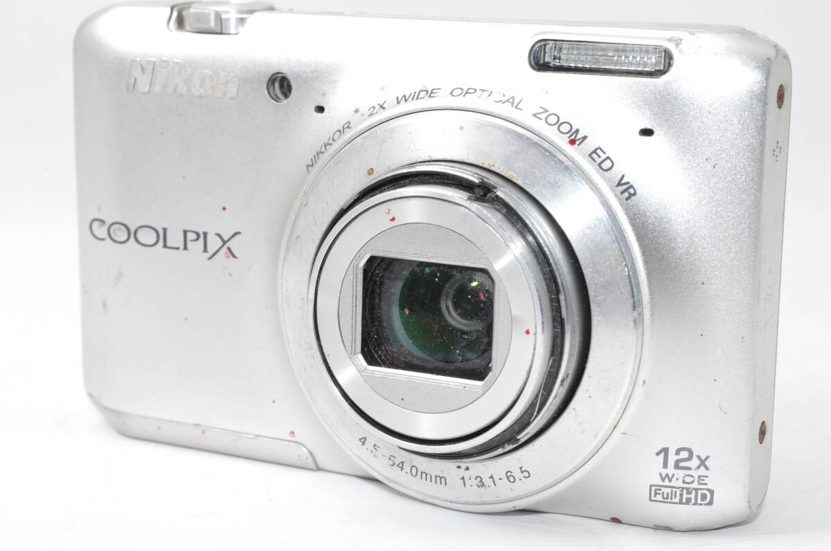 稀少ジャンク ニコン Nikon COOLPIX S6400 シルバー ♯A7836
