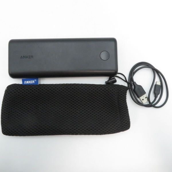 充電器◆ANKER アンカー PowerCore II 20000 A1260 モバイルバッテリ－ 通電確認済 中古●AS8359■