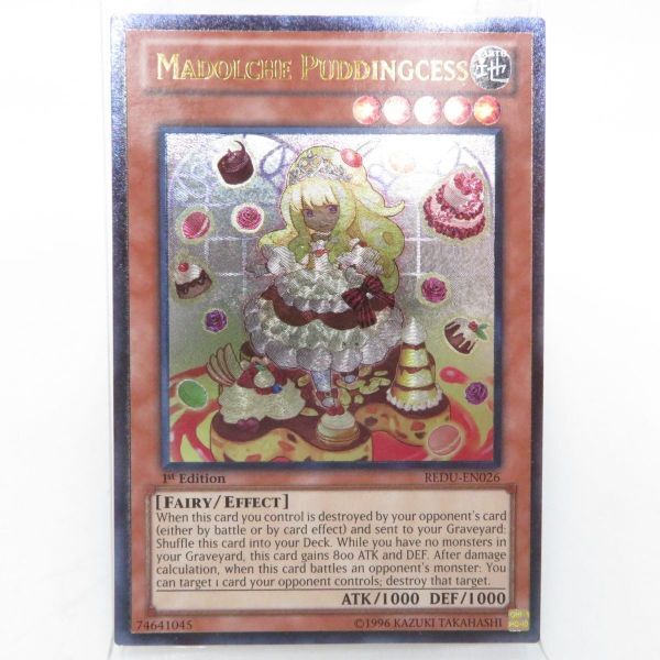 カード◆遊戯王 MADOLCHE PUDDINGCESS/マドルチェ・プディングセス REDU-EN026 1st レリーフ 英語版 中古 USED ●AS8380■
