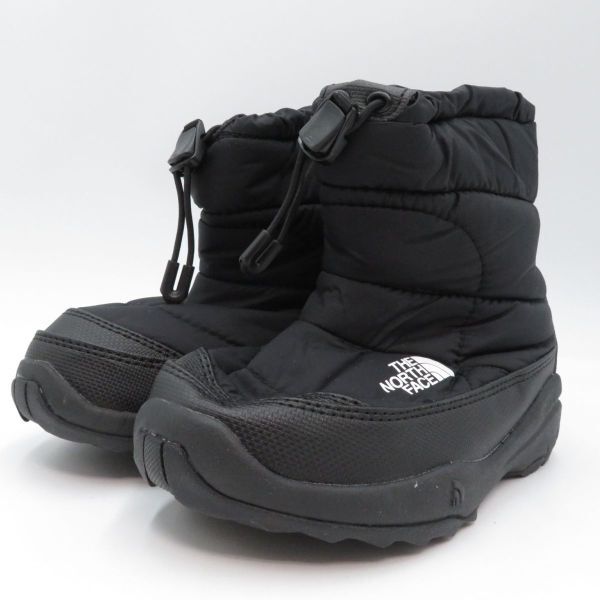 靴◆The North Face K Nuptse Bootie VII ノースフェイス ヌプシブーティー NFJ52287 キッズウィンターブーツ 18㎝ 未使用品●AS8336■