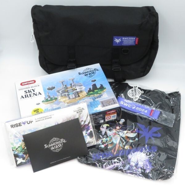 バッグ◆サマナーズウォー ワールドアリーナチャンピオンシップ 2024 SWC2024 来場者特典 Ｔシャツ ストラップ ブロック等●AS8151■