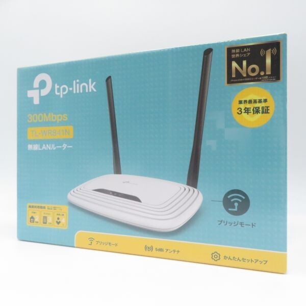ルーター◆TP-Link 300 Mbps ワイヤレス N ルーター TL-WR841N 保証無し 未使用品●AS8219■
