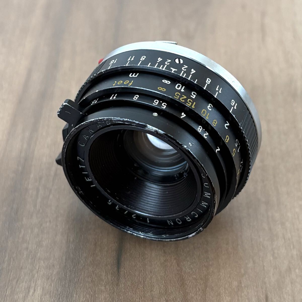 ツノ付き 6枚玉 LEICA SUMMICRON 35mm F2 第2世代 レンズ