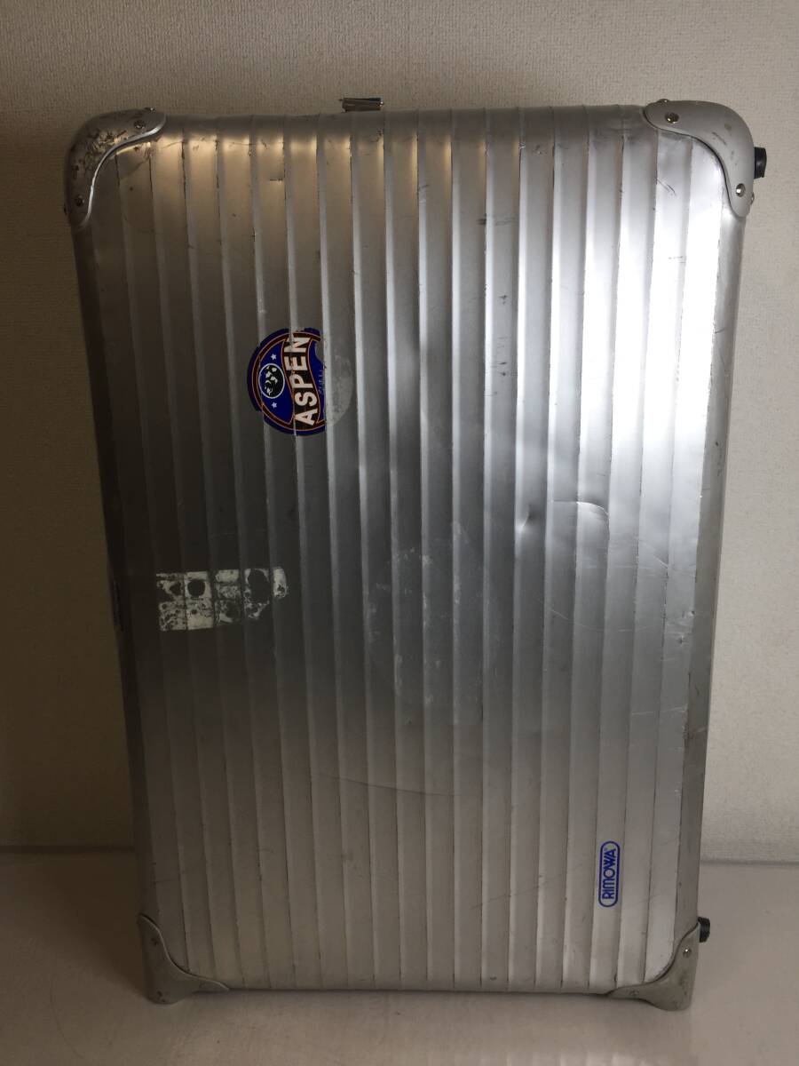 a-880 希少 デッドストック RIMOWA TOPAS ２輪 82L TSA 青ロゴ リモワ トパーズ 93070