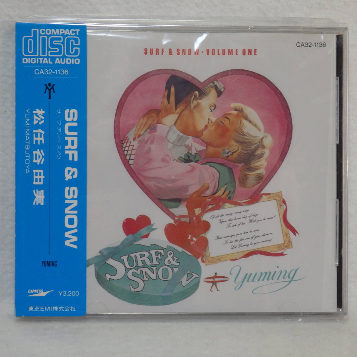 ＜新品同様＞　 松任谷由実　 / 　SURF ＆ SNOW　　帯付　　　国内正規セル版
