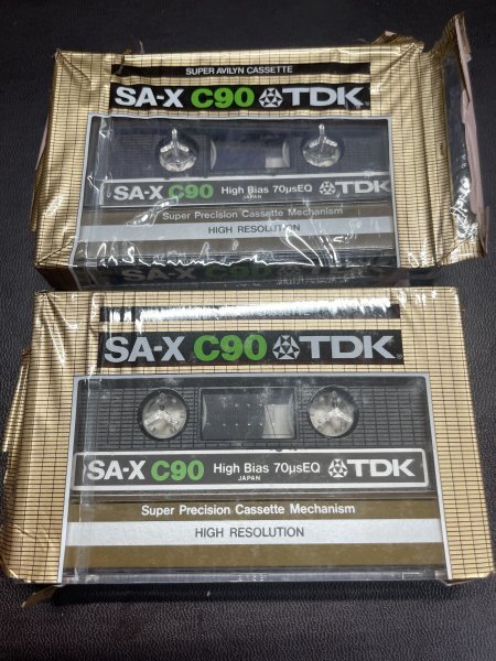 新品 未使用 TDK SA-X C90 ハイポジション TYPEⅡ CrO2