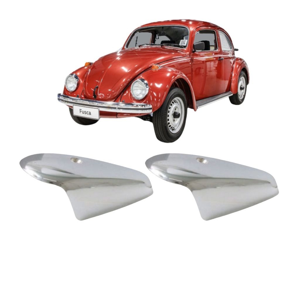 アウトレット ウインカー カバー 欠陥 1964-1967年式 ビートル T1 空冷VW メッキ スチール フロント ターンシグナル レンズ ペア ワーゲン