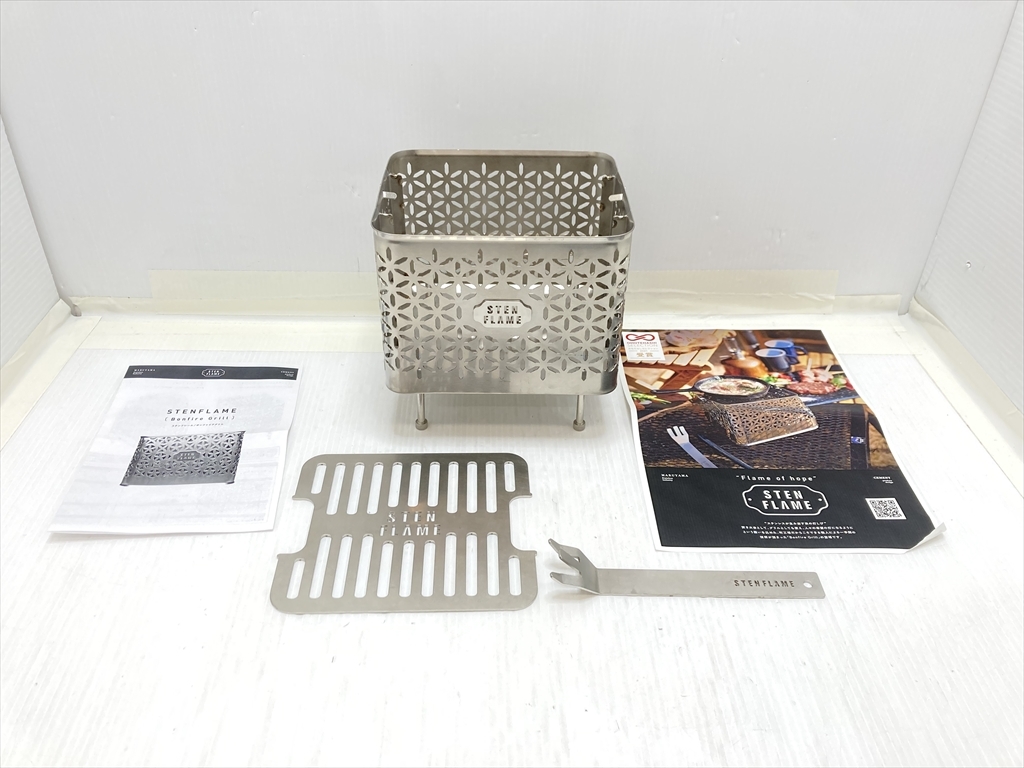 下松)STEN FLAME ステンフレーム 焚火台 Bonfire Grill ボンファイアグリル Takekago タケカゴ ◆★J260104R03A PA04A