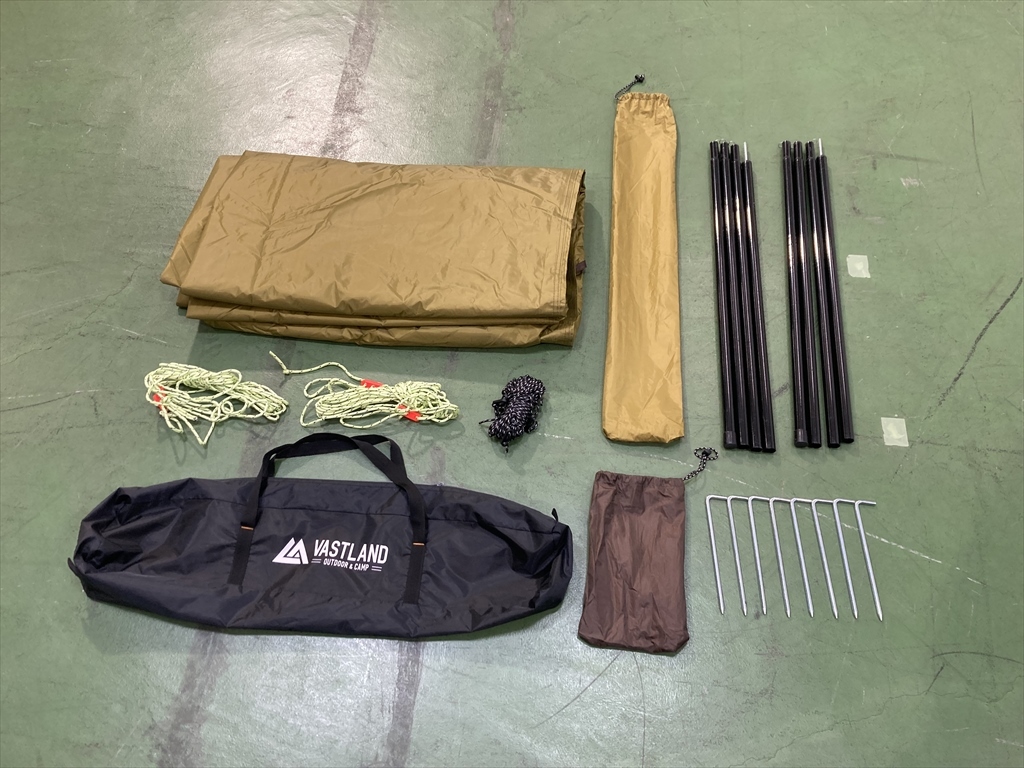 下松)VASTLAND ヴァストランド タープ HEXAGON TARP TENT ヘキサゴンタープテント アウトドア キャンプ ◆★J260109R06B PA09A