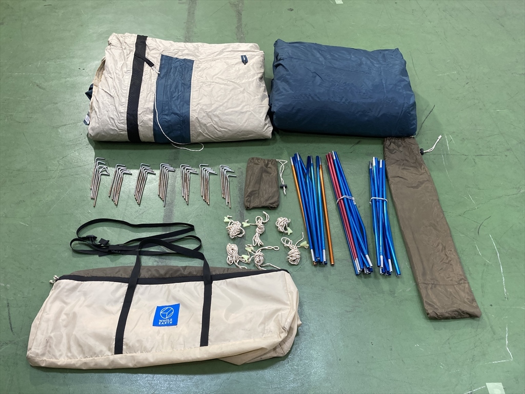 下松)WHOLE EARTH ホールアース 2ルームテント EARTH HALF KUCHEN アースハーフクーヘン ◆★J260119R05B PA19A