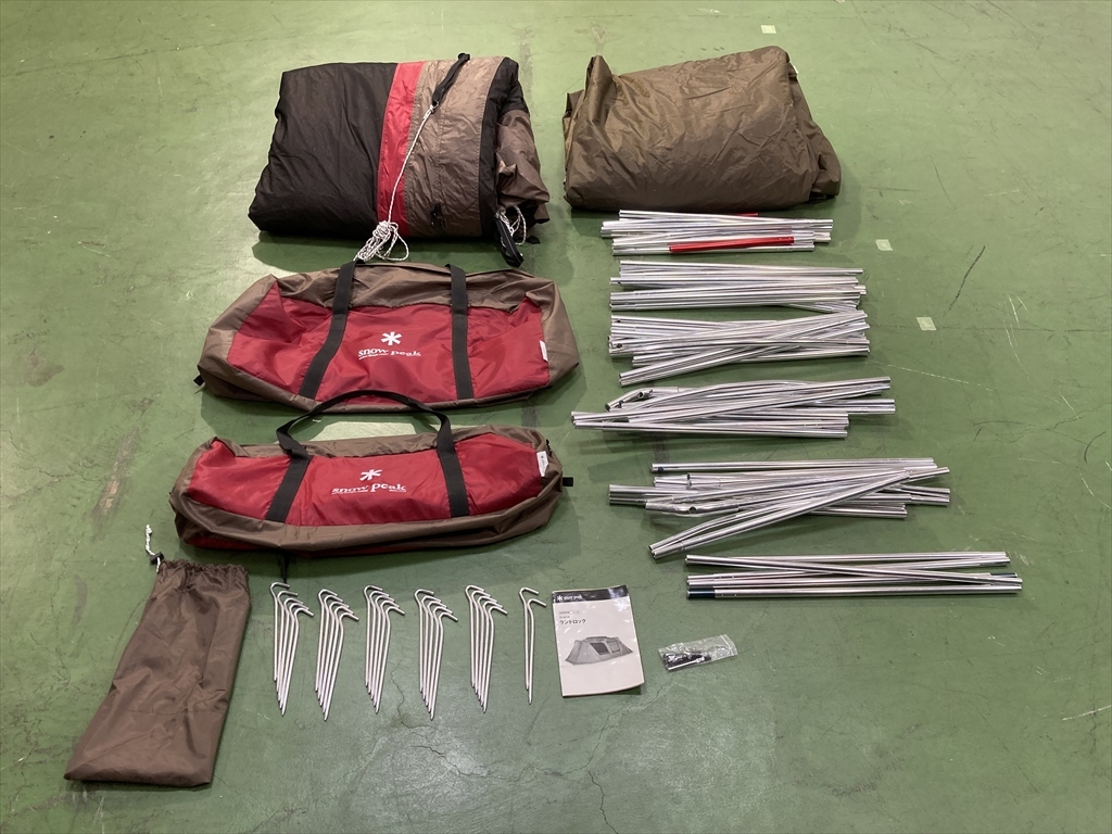 下松)snow peak スノーピーク 2ルームシェルター テント ランドロック TP-671R アウトドア キャンプ ◆★J260120R09B PA20A