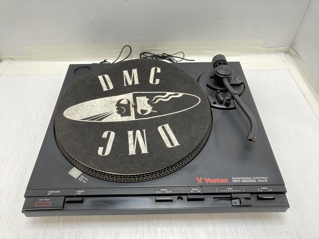 下松)Vestax ベスタクス ターンテーブル MT-4000 MK2 レコードプレイヤー 針なし 通電確認のみ 現状品 ◆★H260128R10B PA28A