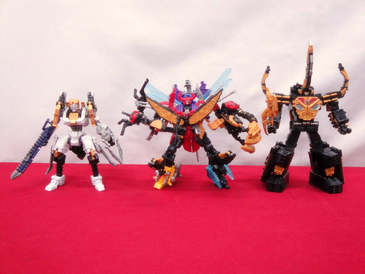 カメ)ミニプラ シュゴッド合体シリーズ01/03/04 キングオージャー タランチュラ コーカサスカブト まとめ 現状品 ◆U2601030 PA28B