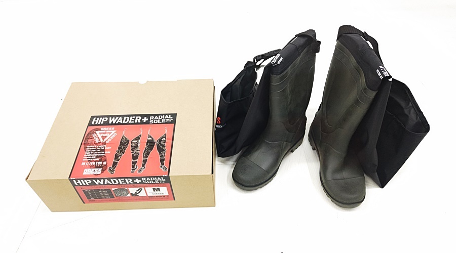 下松)DRESS HIPWADER+ RADIALSOLE ヒップウェーダープラス ラジアルソール Mサイズ 25-25.5cm フィッシング ▲★J260106N03A PA06C