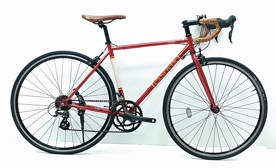下松)ジャンク オオトモ OTOMO CANOVER カノーバー CAR-013 年式不明 ロードバイク 2x7速 ▲★B260122N01A PA22B