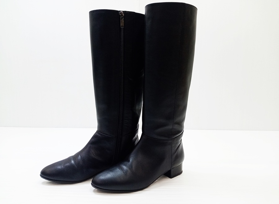 下松)【美品】卑弥呼 ヒミコ HIMIKO ロングブーツ ブラック 黒 サイズ 22.5cm ◆N2601055 PA19A