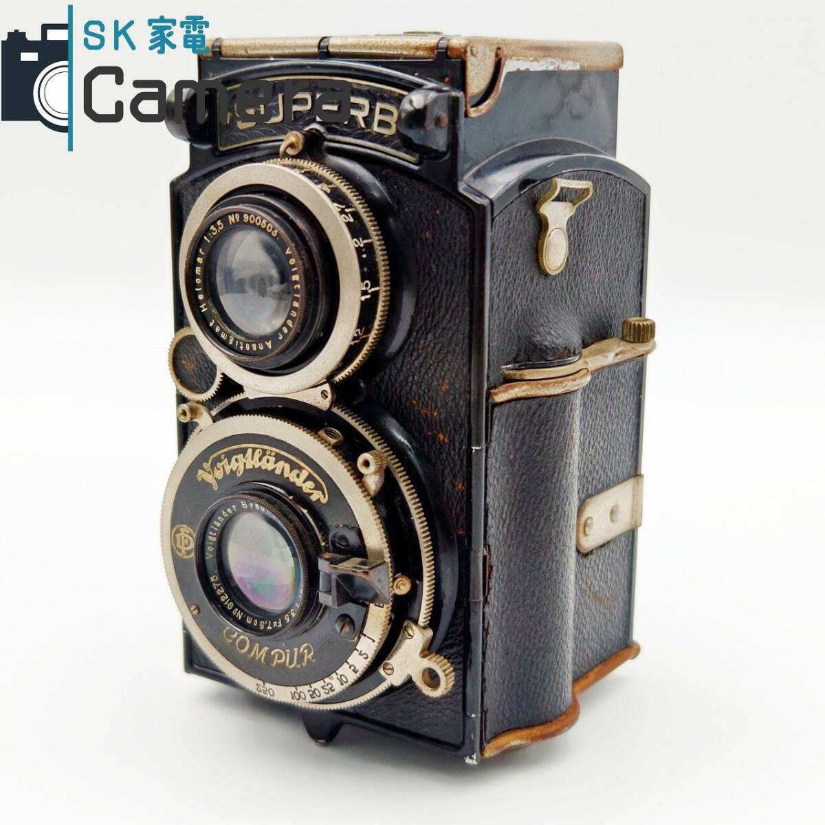 【中古】 Voigtlander SUPERB Heliar 7.5cm F3.5 フォクトレンダー スパーブ ヘリアー 二眼レフカメラ