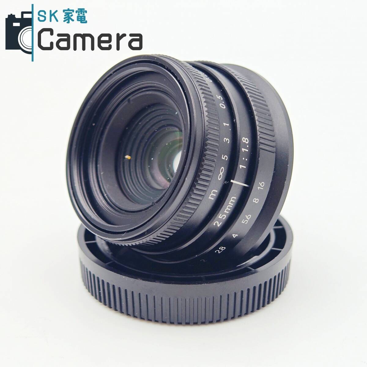 【中古】 メーカー不明 25mm F1.8 ブラック マイクロフォーサーズ