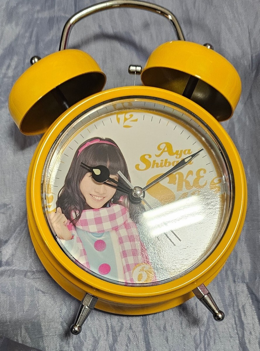 SKE48 柴田阿弥　 ボイス入り　個別目覚し時計　目覚まし時計　(握手