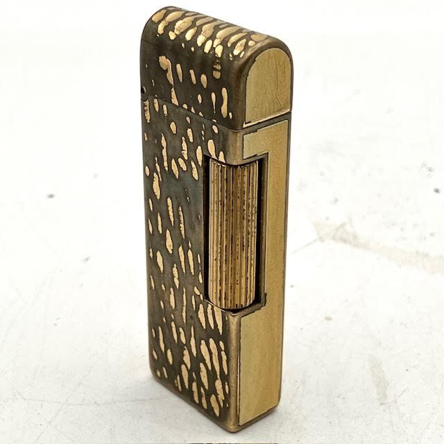A8　dunhill　ダンヒル　ドーム型　ゴールド　ガスライター